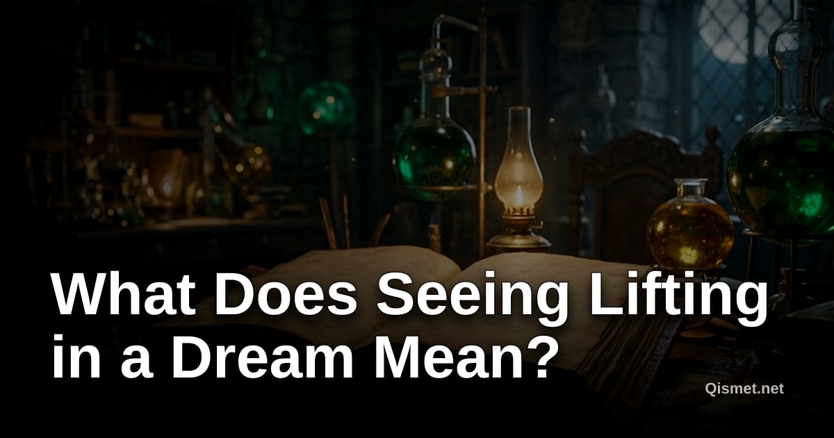What Does Seeing Lifting in a Dream Mean?