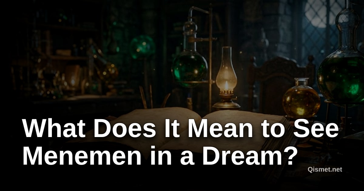 What Does It Mean to See Menemen in a Dream?
