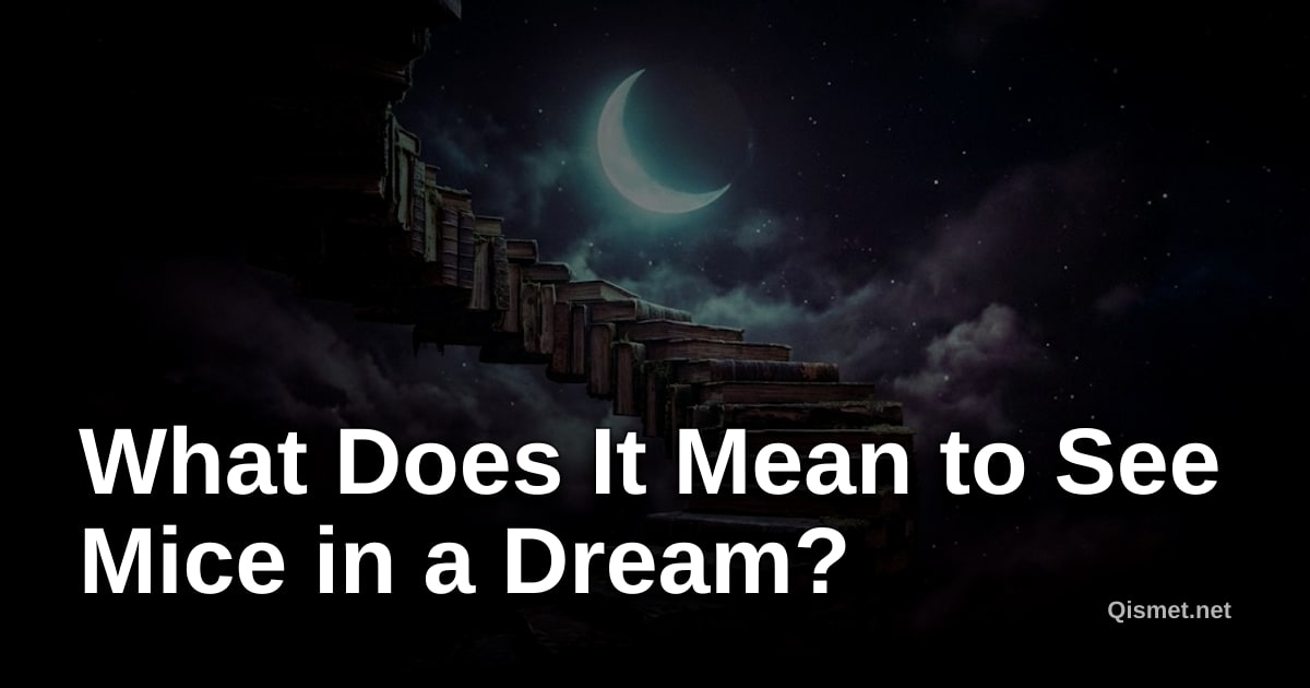 What Does It Mean to See Mice in a Dream?