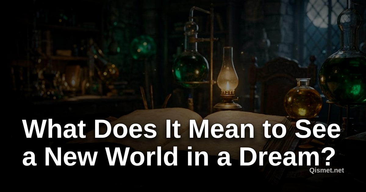 What Does It Mean to See a New World in a Dream?