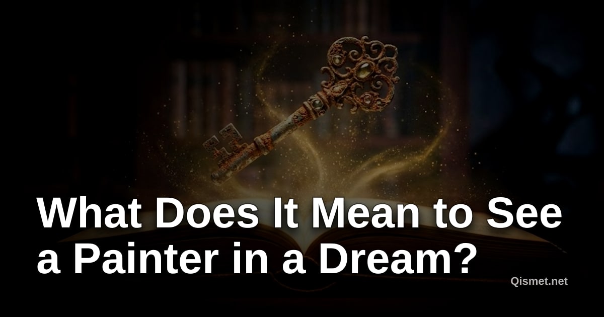 What Does It Mean to See a Painter in a Dream?