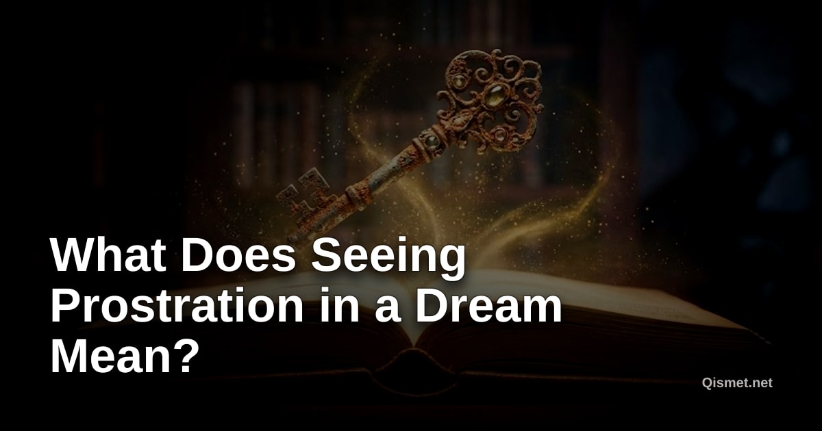 What Does Seeing Prostration in a Dream Mean?