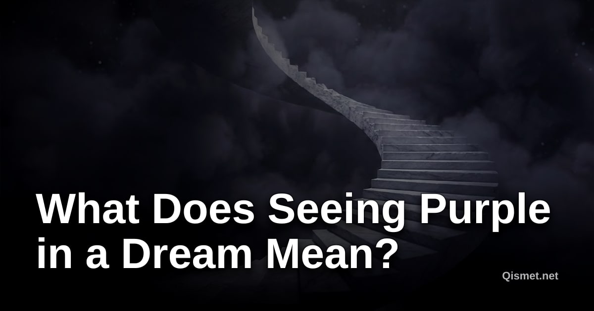What Does Seeing Purple in a Dream Mean?
