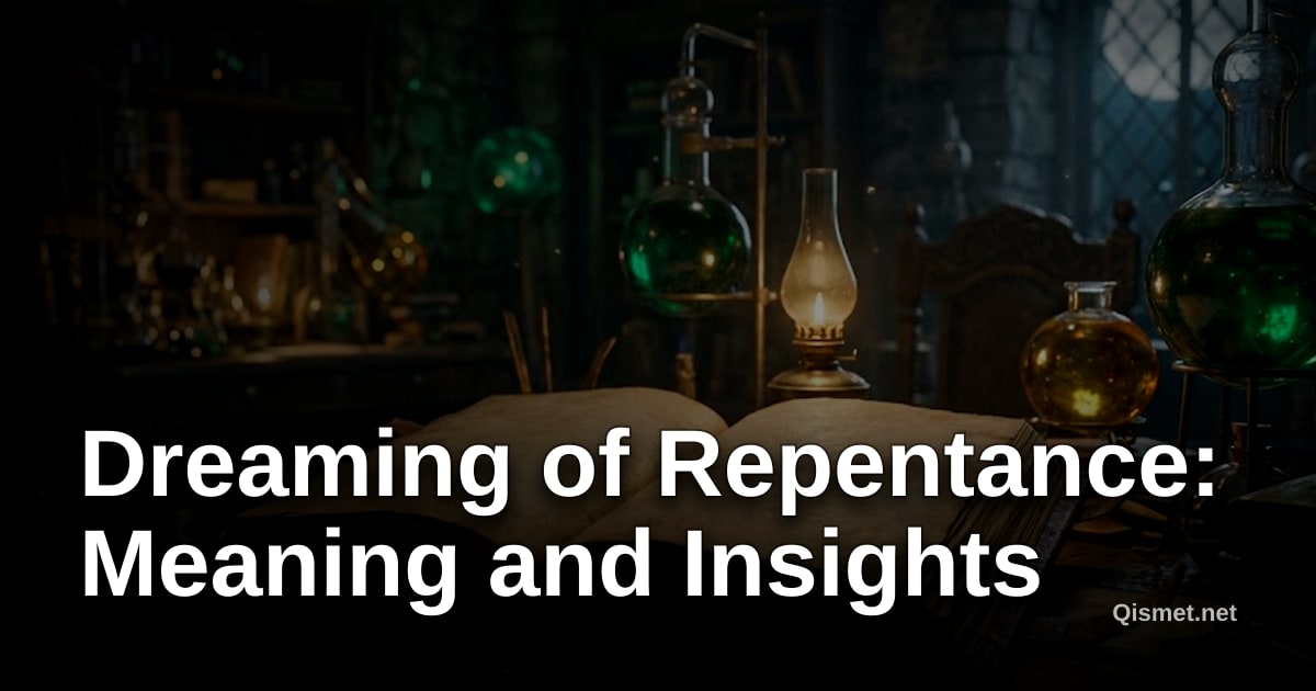 Dreaming of Repentance: Meaning and Insights