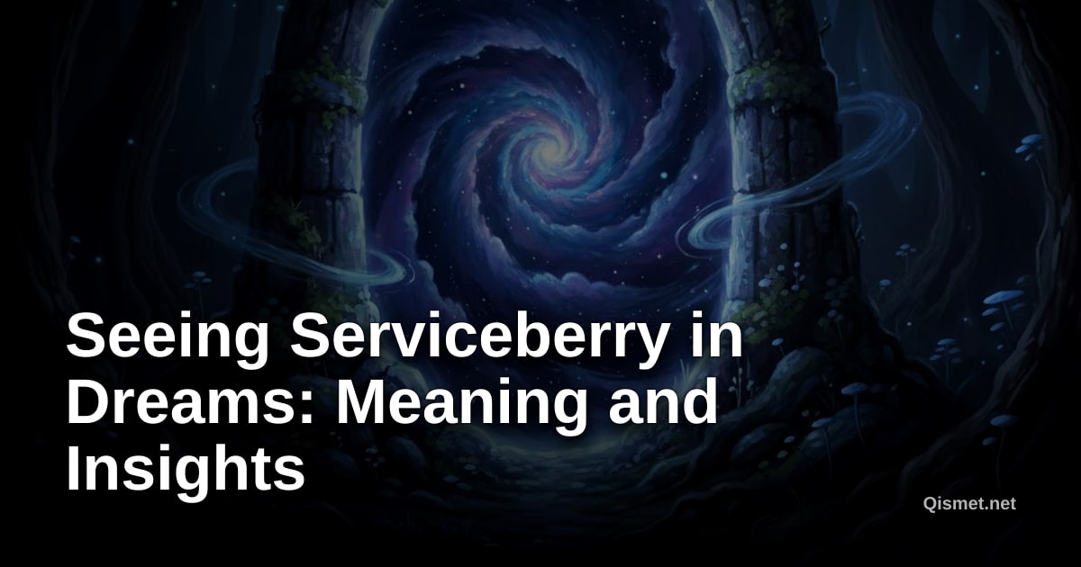Seeing Serviceberry in Dreams: Meaning and Insights
