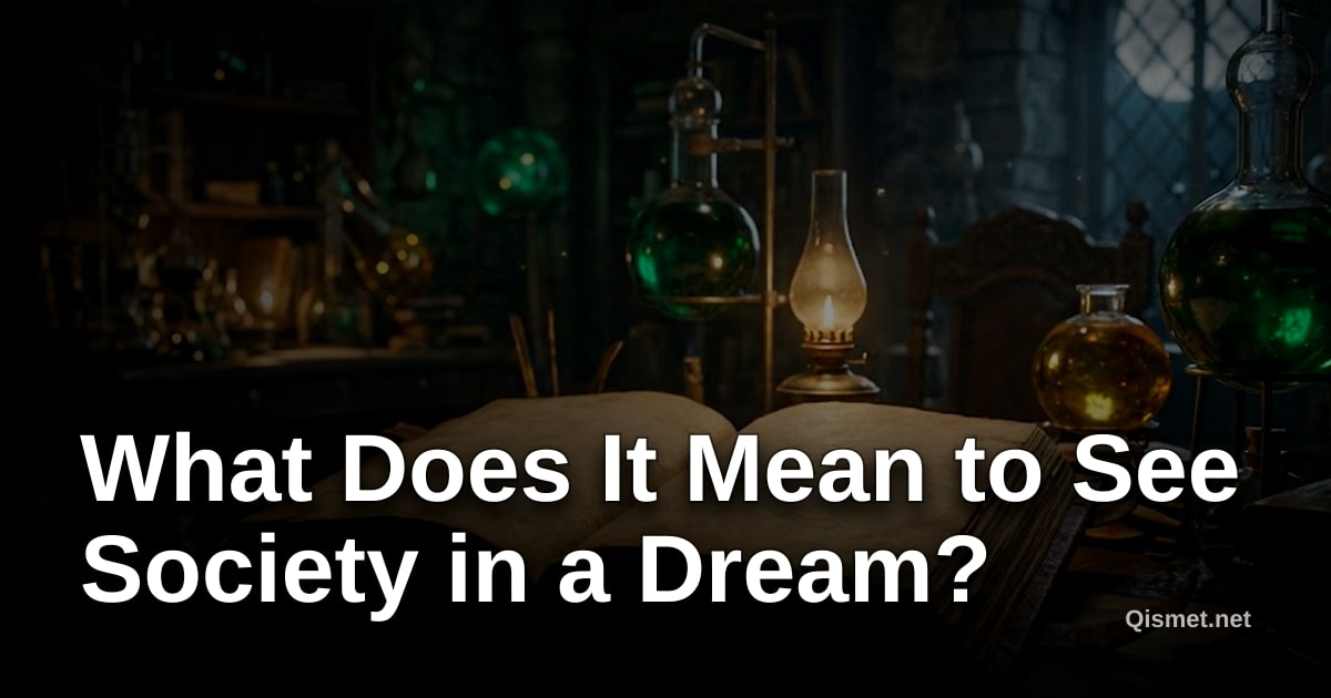 What Does It Mean to See Society in a Dream?