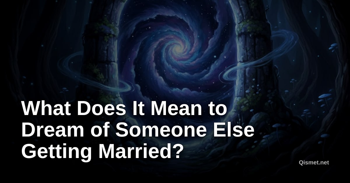 What Does It Mean to Dream of Someone Else Getting Married?