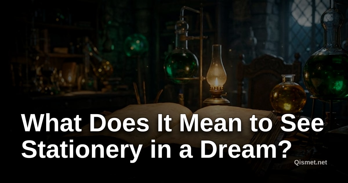 What Does It Mean to See Stationery in a Dream?