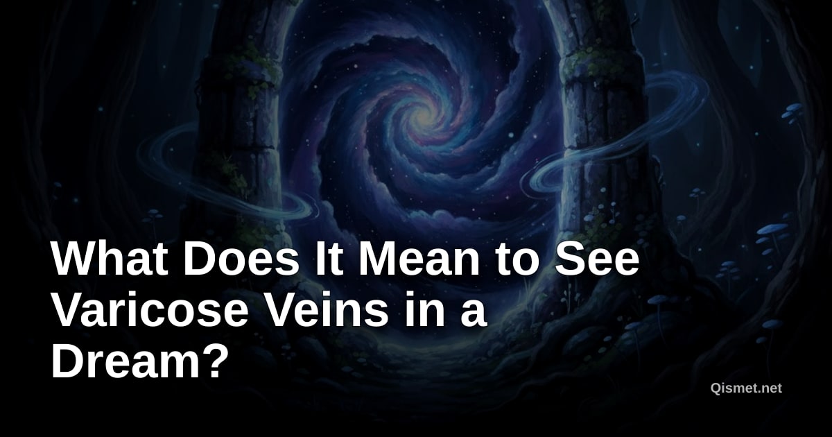 What Does It Mean to See Varicose Veins in a Dream?