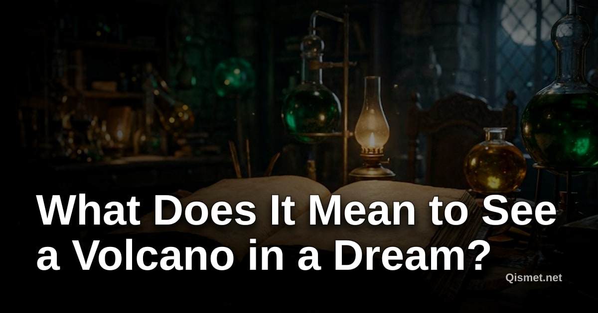 What Does It Mean to See a Volcano in a Dream?