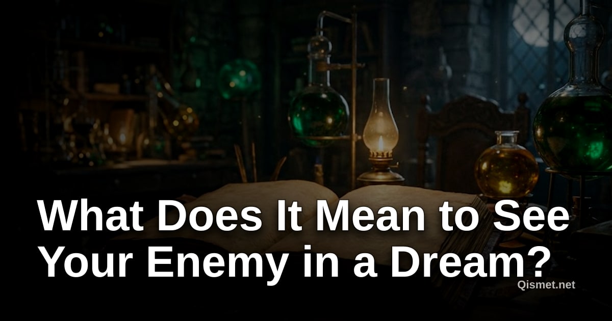 What Does It Mean to See Your Enemy in a Dream?