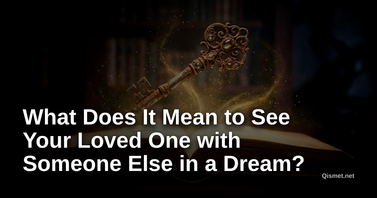 What Does It Mean to See Your Loved One with Someone Else in a Dream?