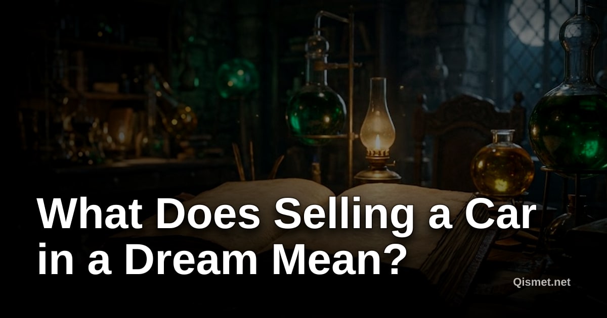 What Does Selling a Car in a Dream Mean?