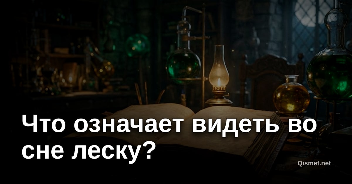 Что означает видеть во сне леску?