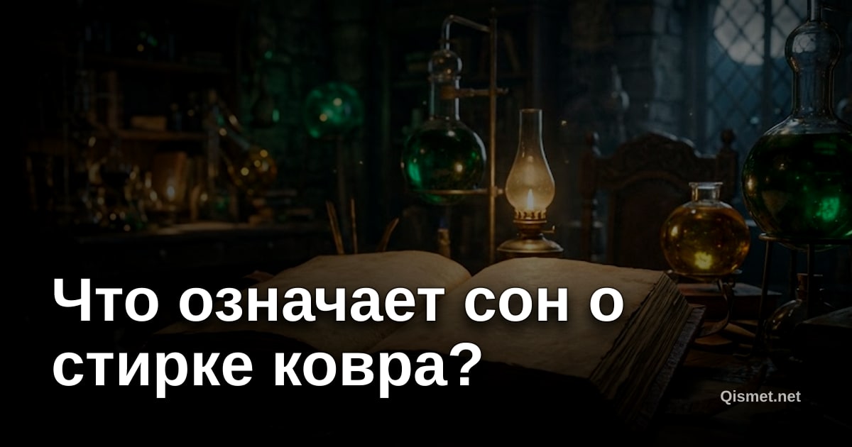 Что означает сон о стирке ковра?