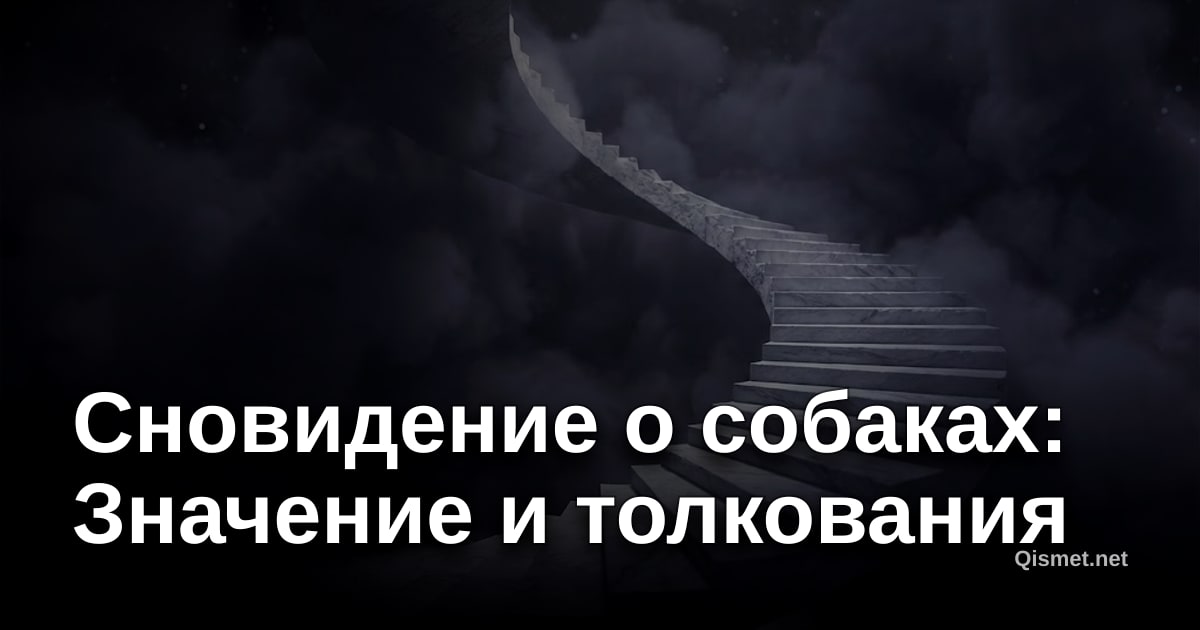 Сновидение о собаках: Значение и толкования