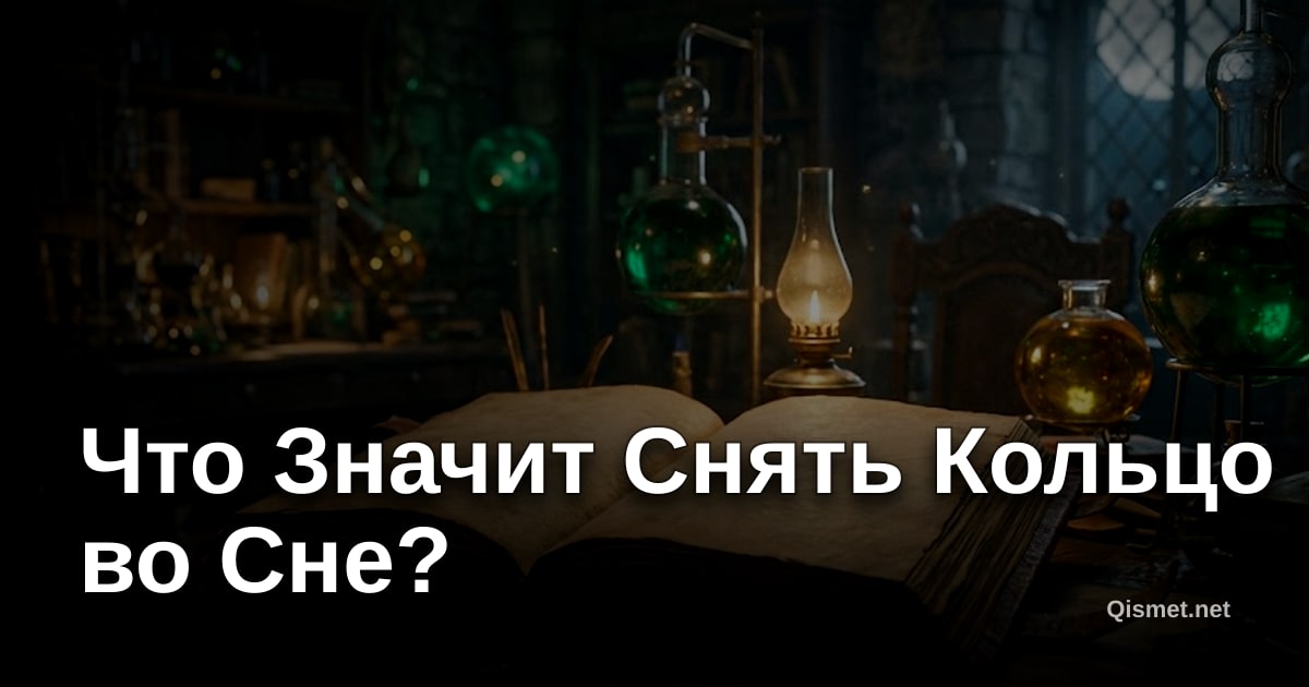 Что Значит Снять Кольцо во Сне?
