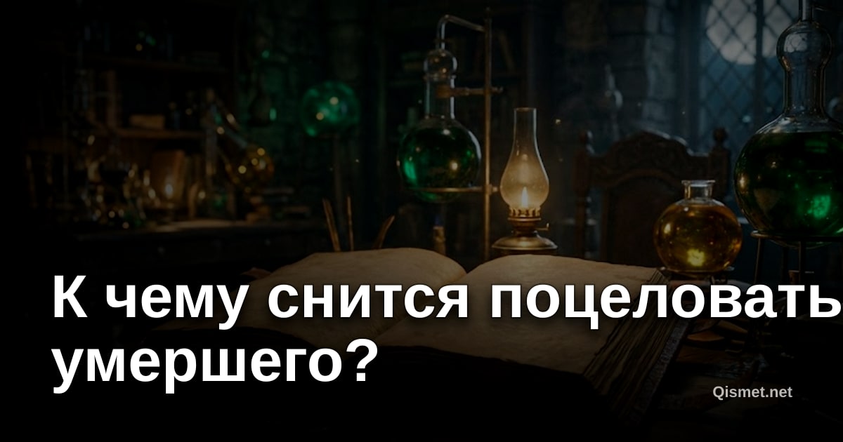 К чему снится поцеловать умершего?