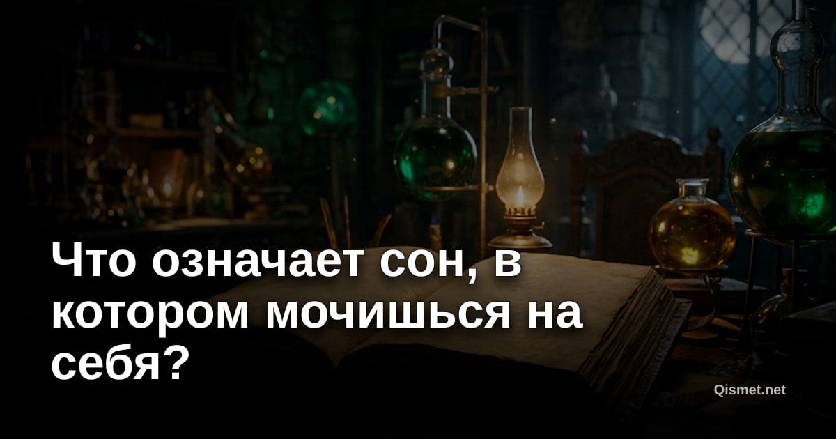 Что означает сон, в котором мочишься на себя?