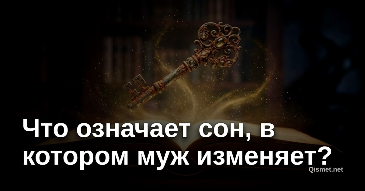 Что означает сон, в котором муж изменяет?