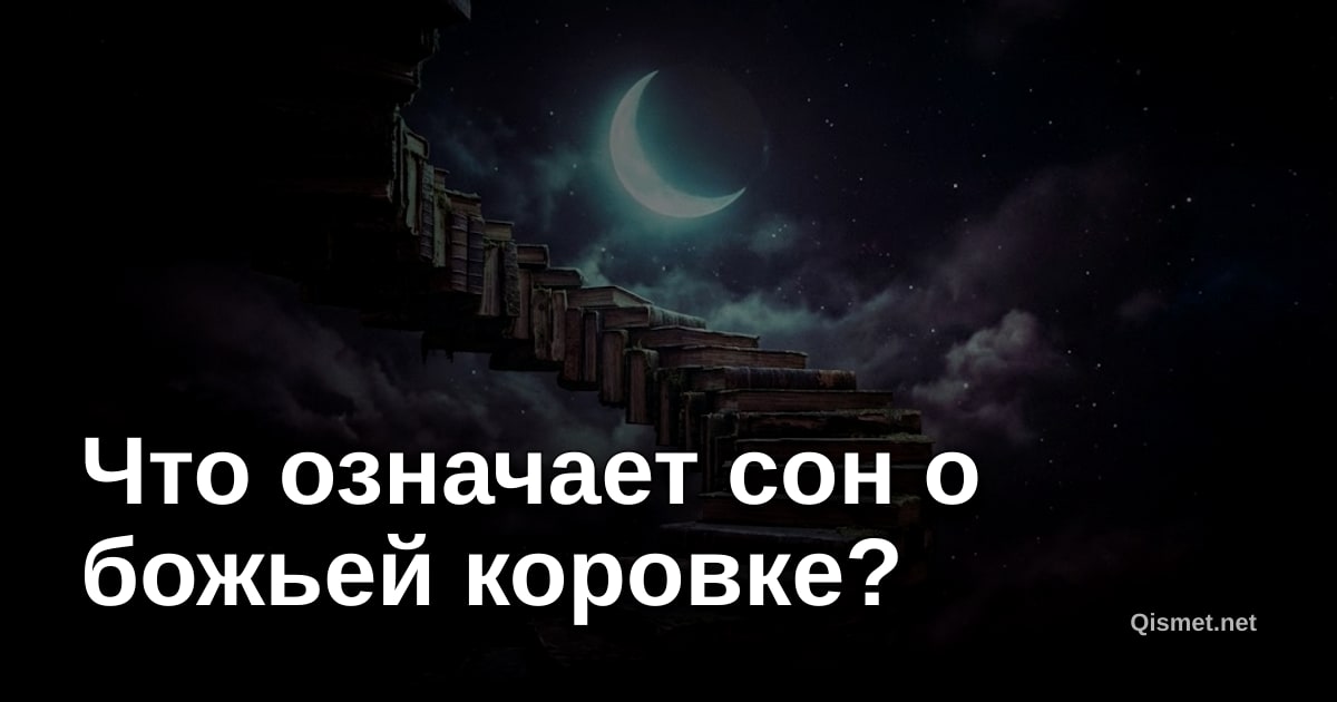Что означает сон о божьей коровке?