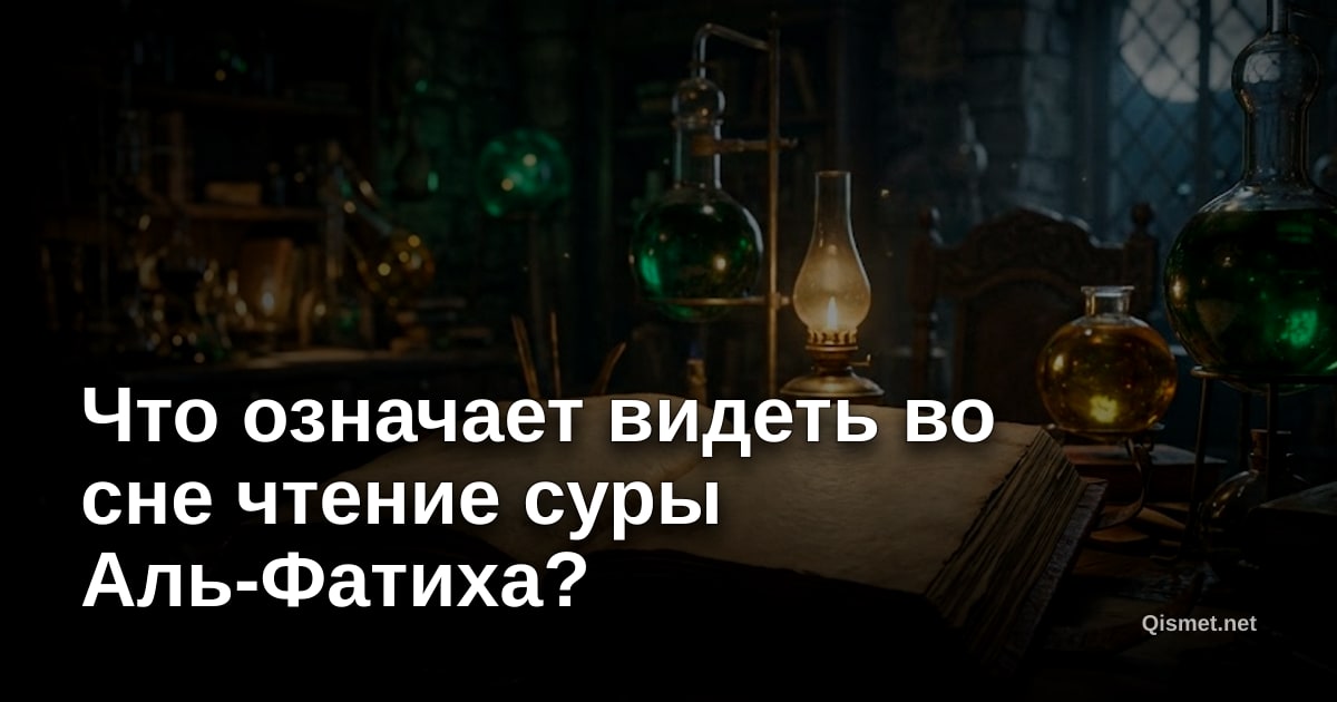 Что означает видеть во сне чтение суры Аль-Фатиха?