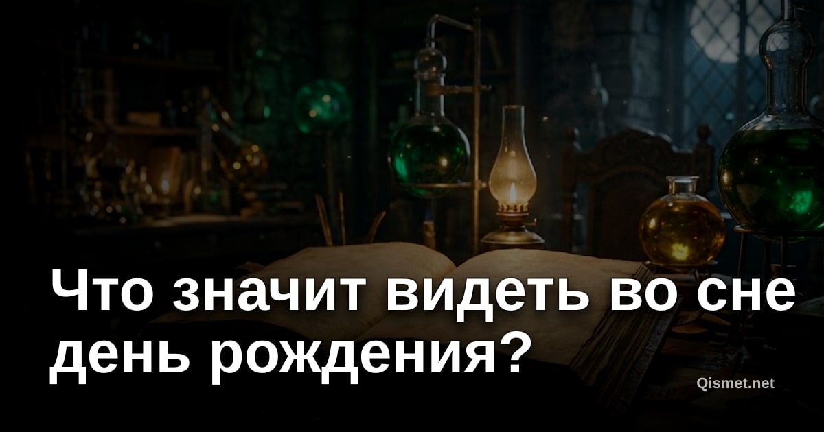 Что значит видеть во сне день рождения?