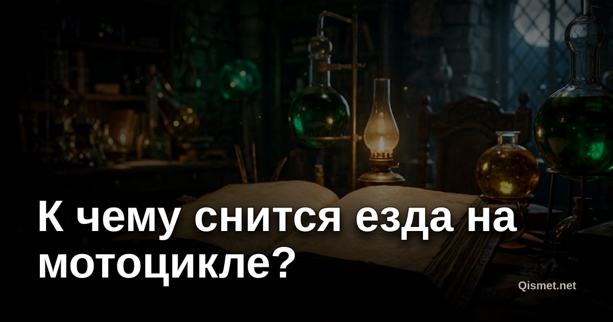 К чему снится езда на мотоцикле?