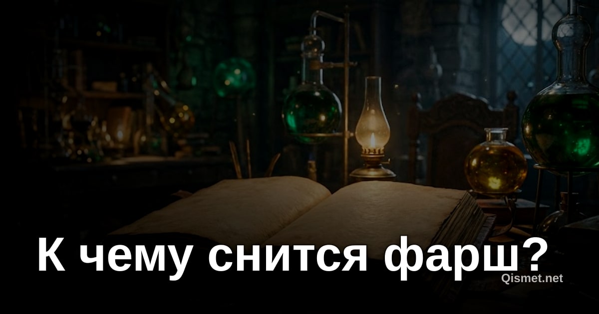 К чему снится фарш?