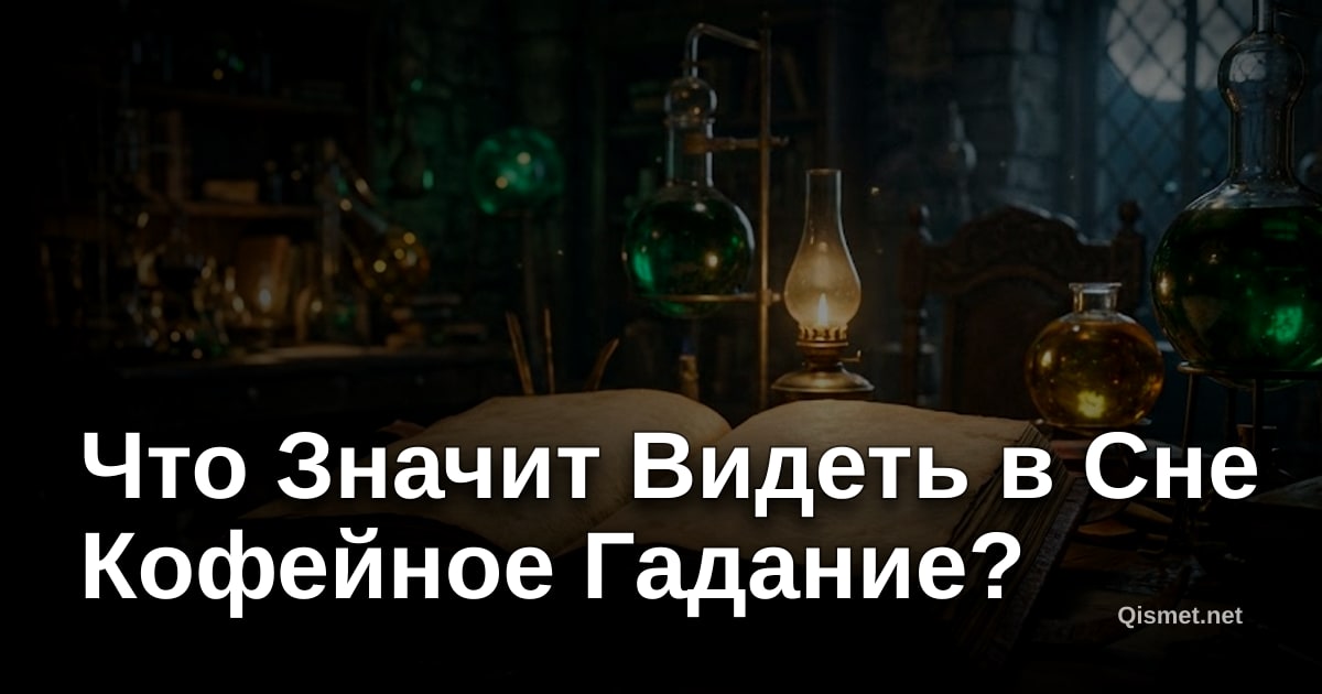 Что Значит Видеть в Сне Кофейное Гадание?