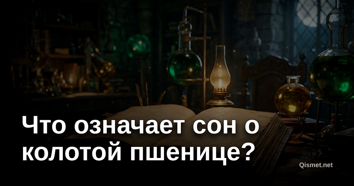 Что означает сон о колотой пшенице?