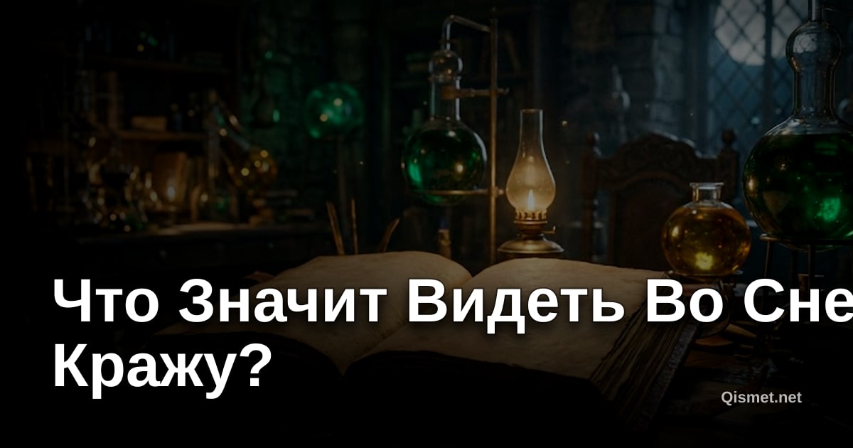 Что Значит Видеть Во Сне Кражу?