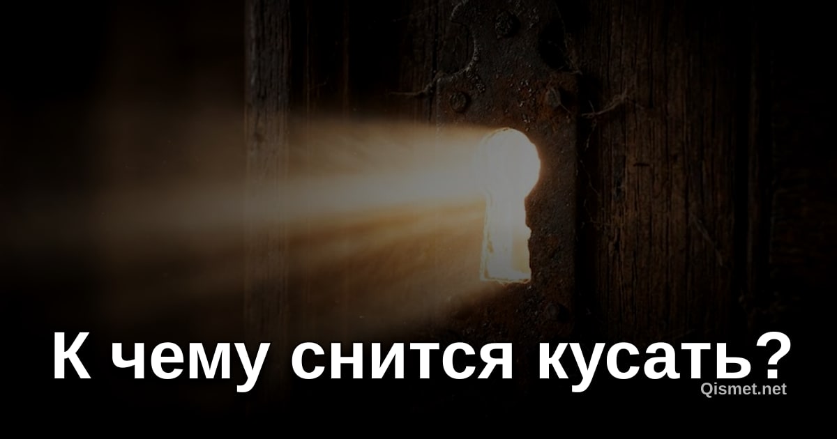 К чему снится кусать?