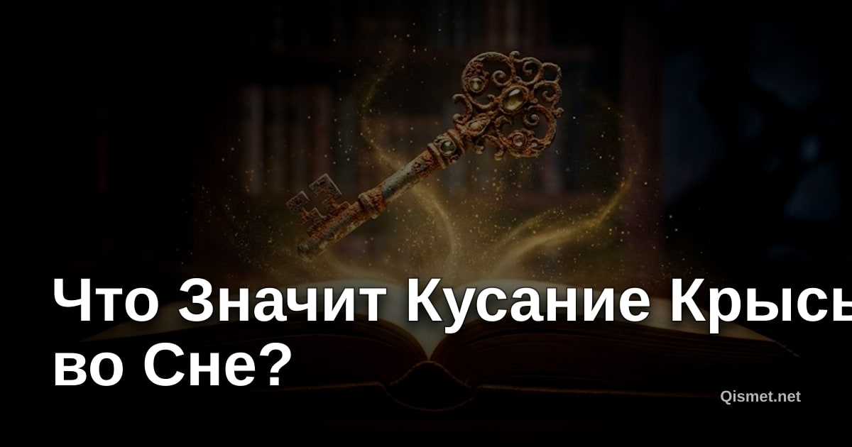Что Значит Кусание Крысы во Сне?