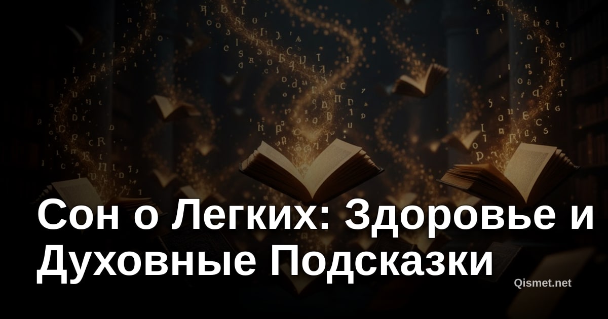 Сон о Легких: Здоровье и Духовные Подсказки