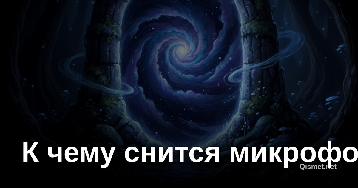 К чему снится микрофон?