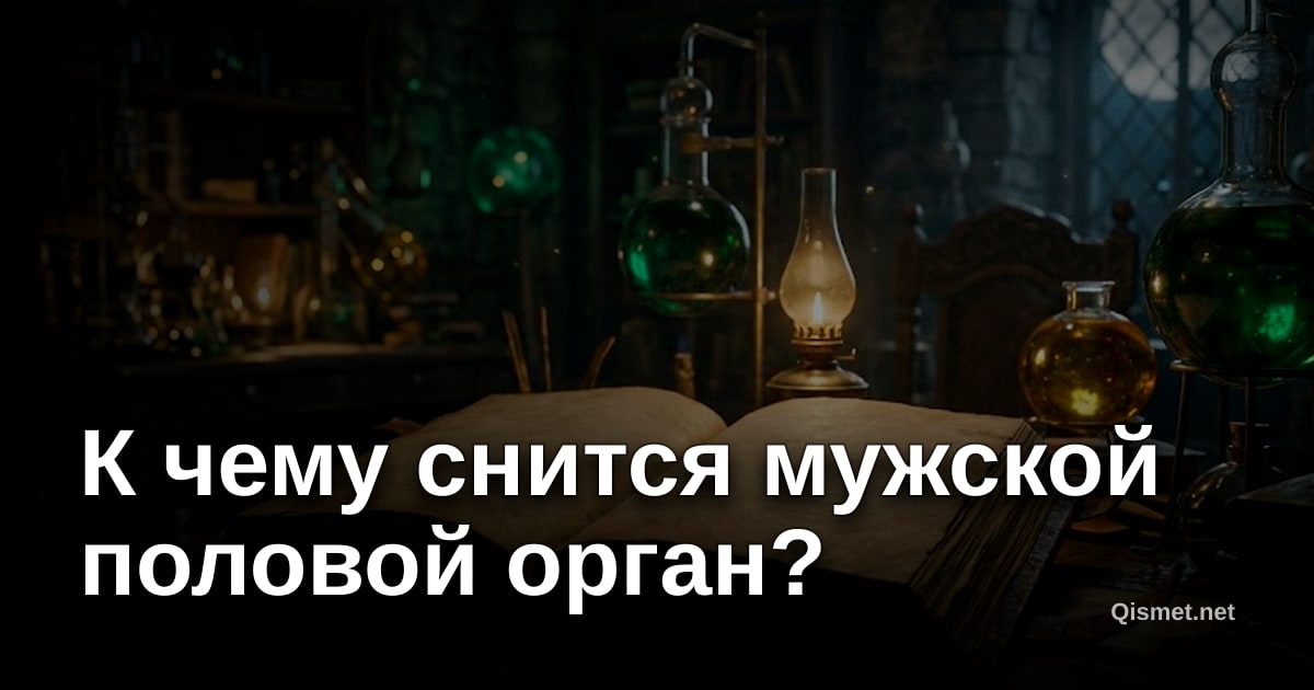 К чему снится мужской половой орган?