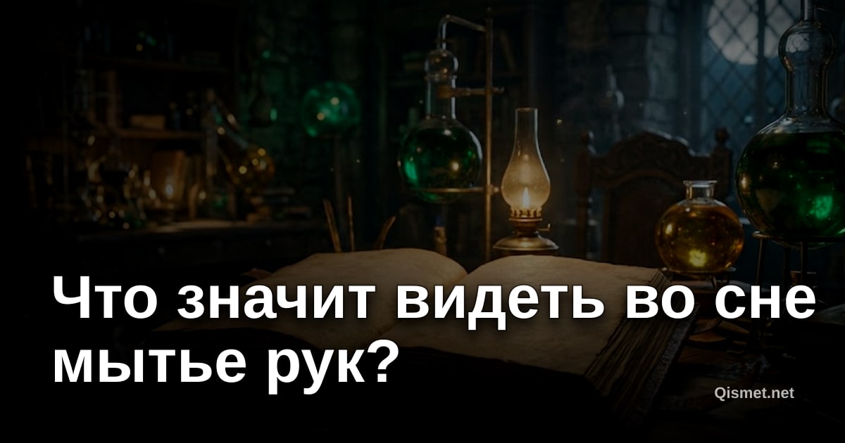Что значит видеть во сне мытье рук?