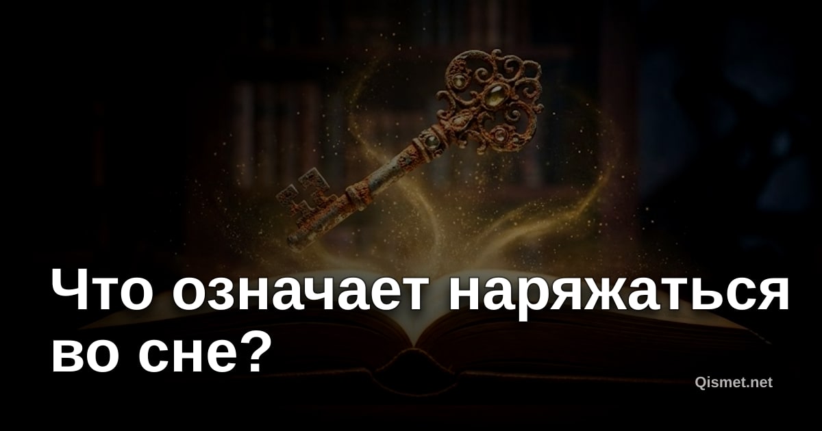 Что означает наряжаться во сне?