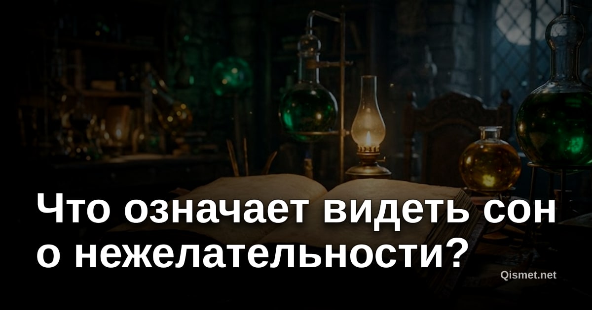 Что означает видеть сон о нежелательности?