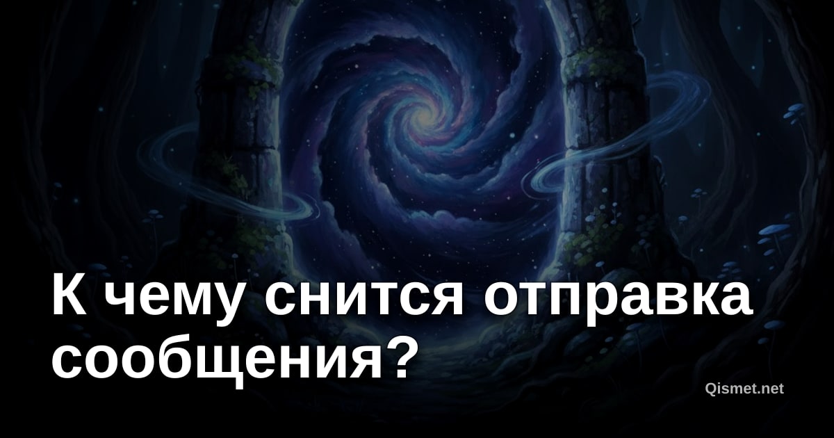 К чему снится отправка сообщения?