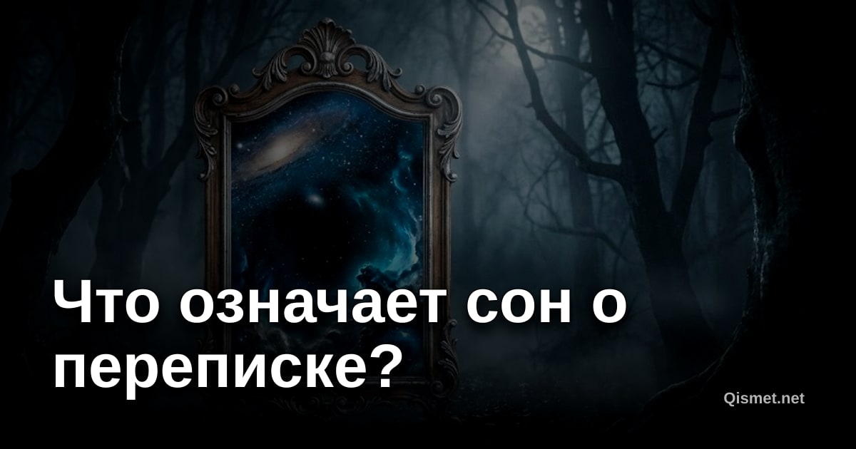 Что означает сон о переписке?