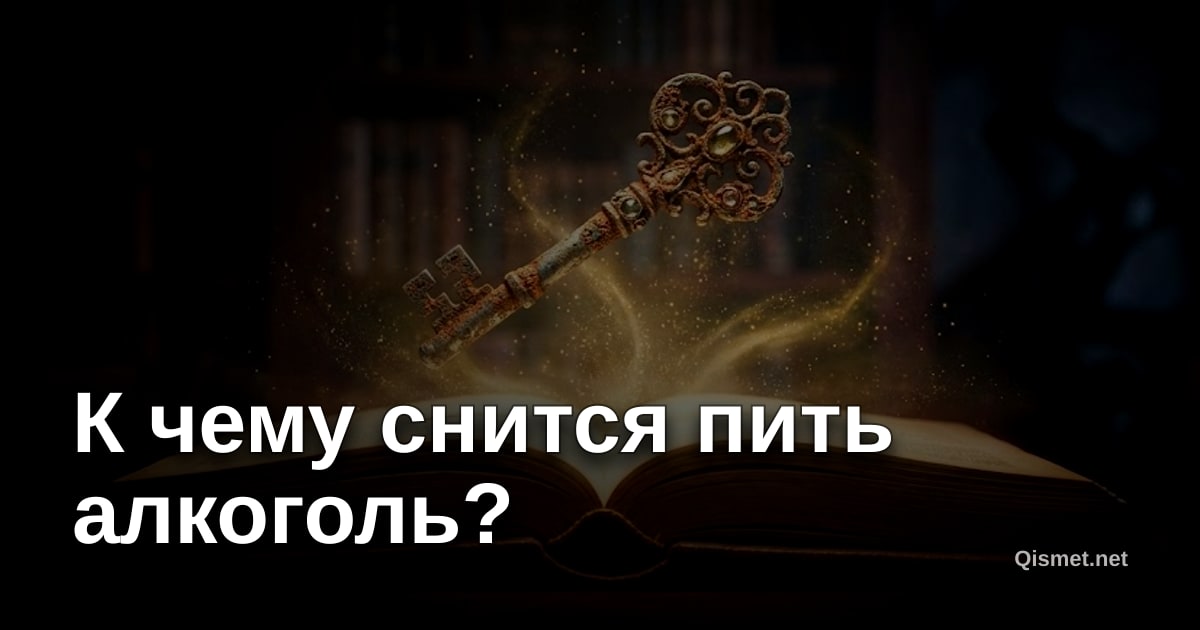 К чему снится пить алкоголь?
