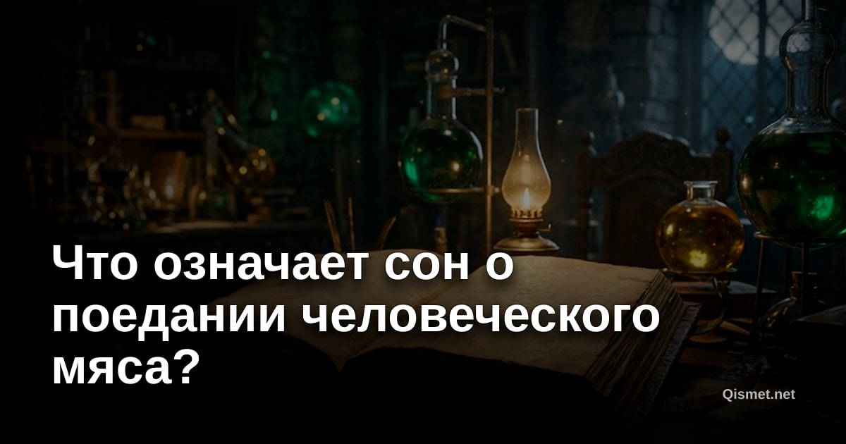 Что означает сон о поедании человеческого мяса?