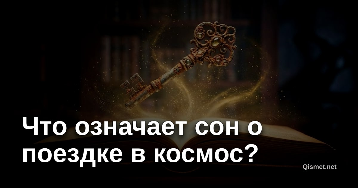 Что означает сон о поездке в космос?