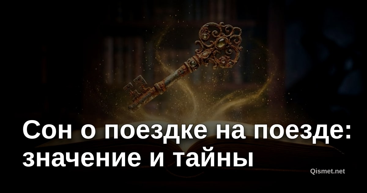 Сон о поездке на поезде: значение и тайны