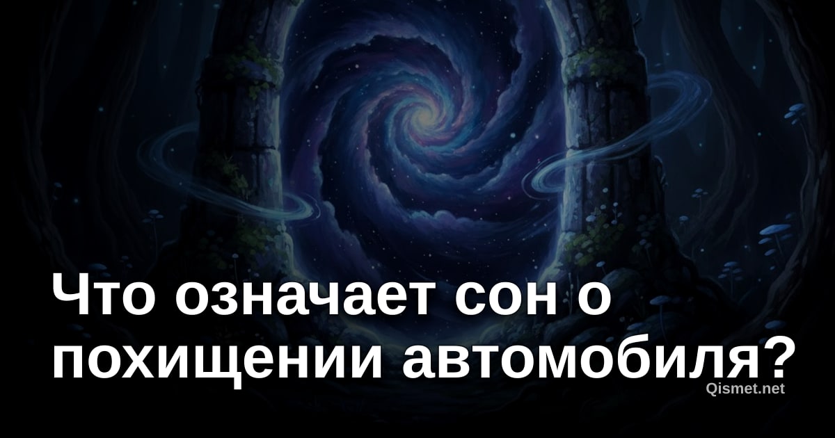 Что означает сон о похищении автомобиля?