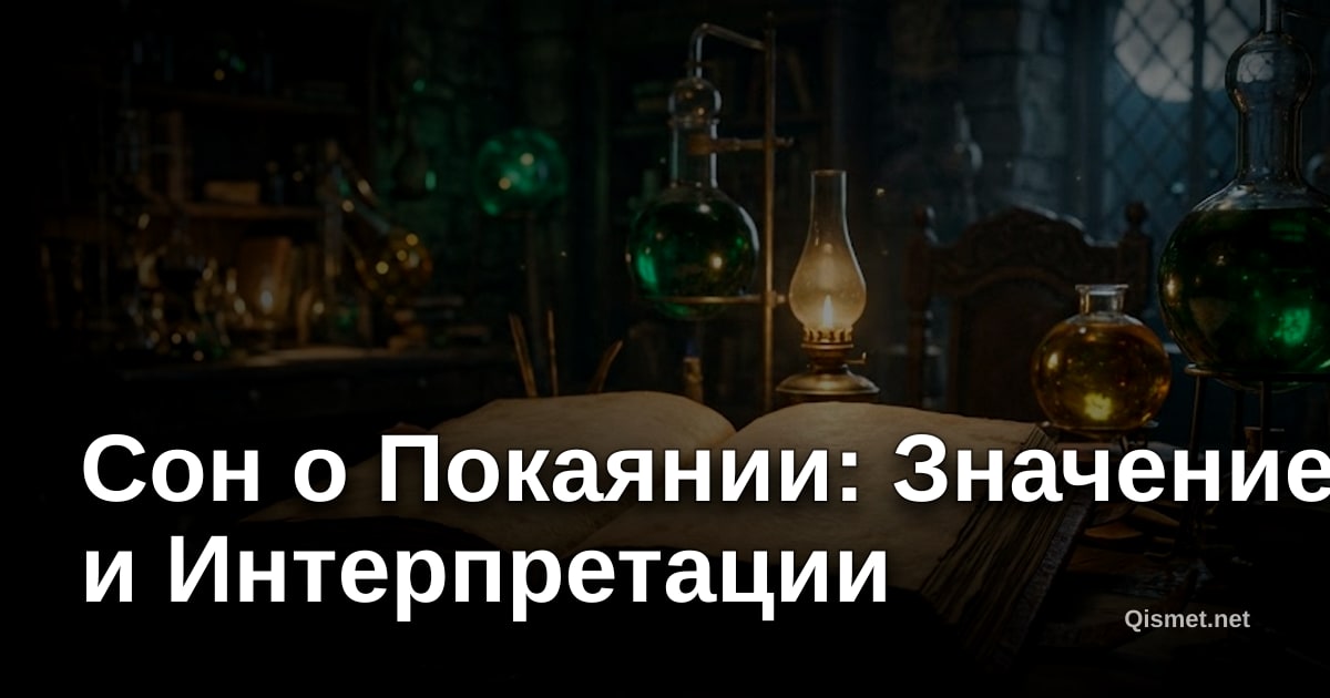 Сон о Покаянии: Значение и Интерпретации