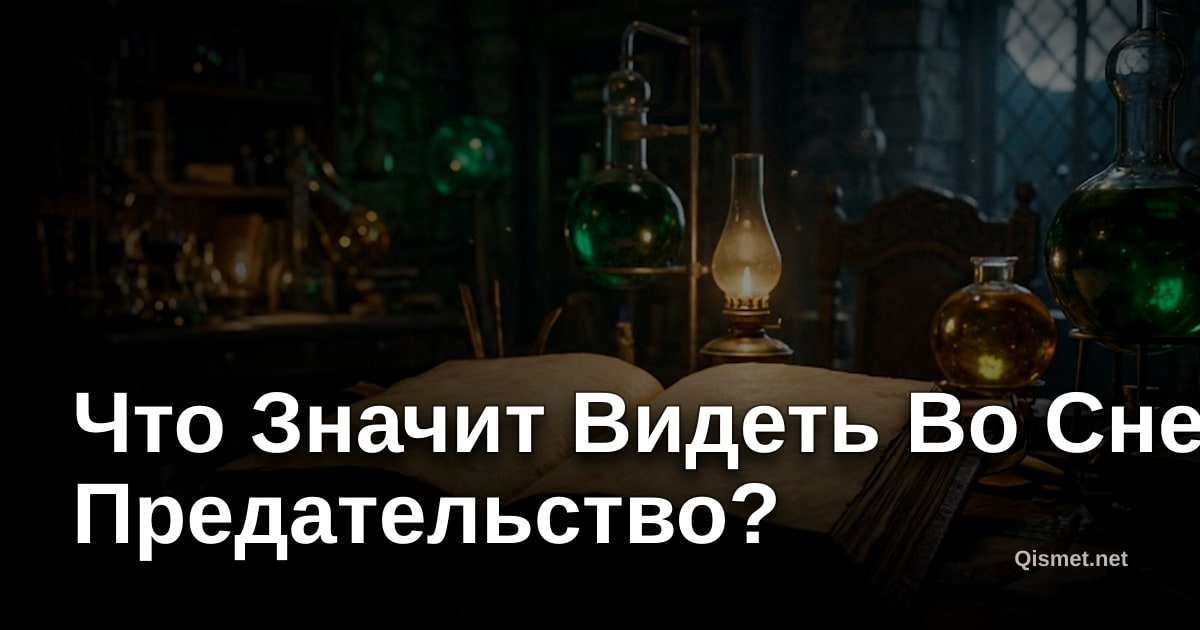 Что Значит Видеть Во Сне Предательство?
