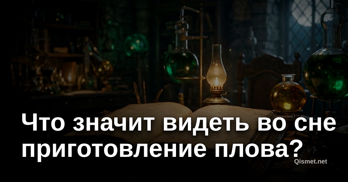 Что значит видеть во сне приготовление плова?